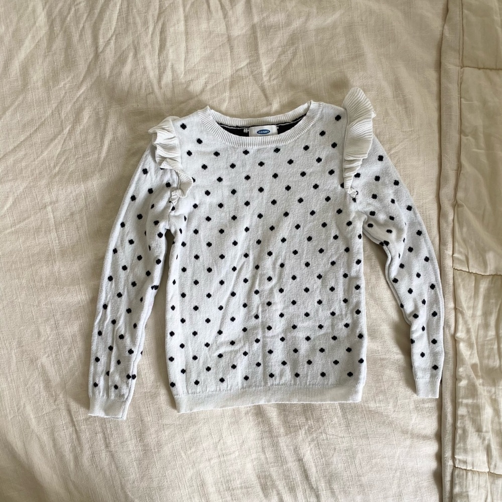 Old navy ruffle sleeve sweater size 5t